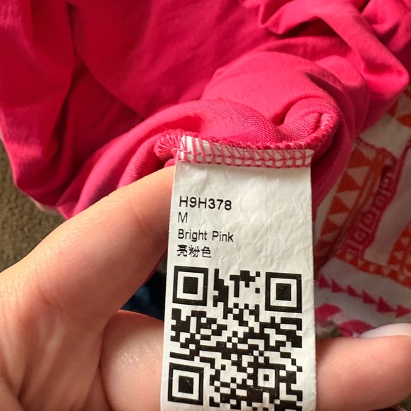 Women's Pink Ruffled Top - Picture 2 of 2